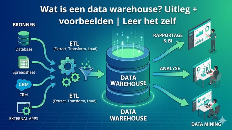 Wat is een data warehouse? Met voorbeelden